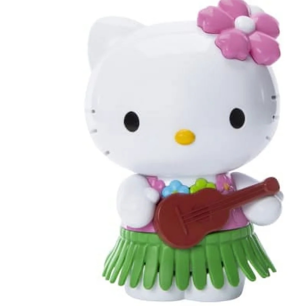 Hello Kitty Hula Dancing Figure Battery Operated Hawaiian Luau NIB
